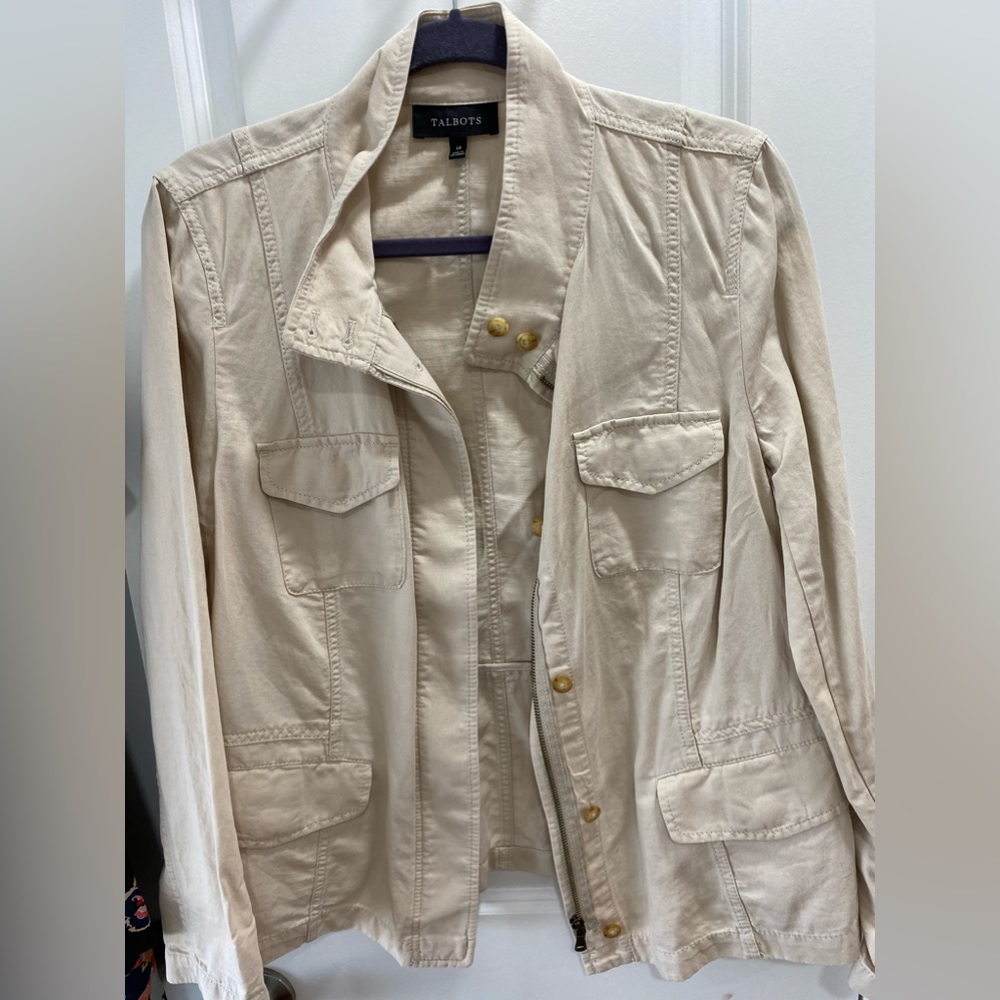 Talbots Cotton Jacket Size 12 New